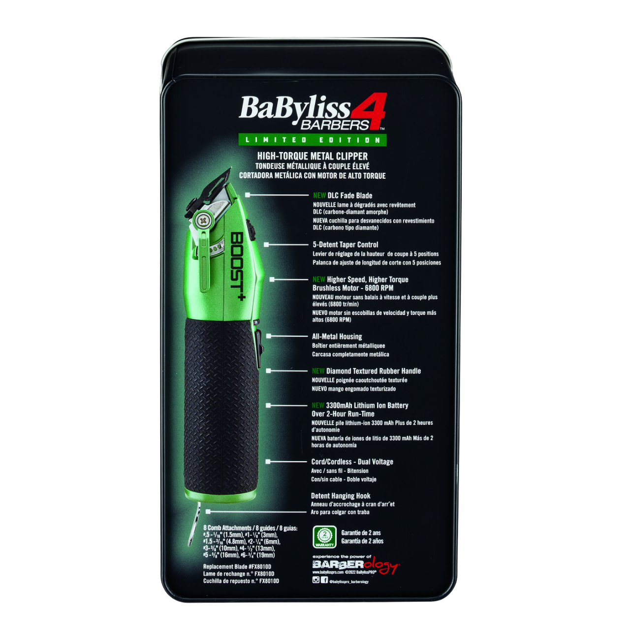 BabylissPRO Clipper Boost + Green