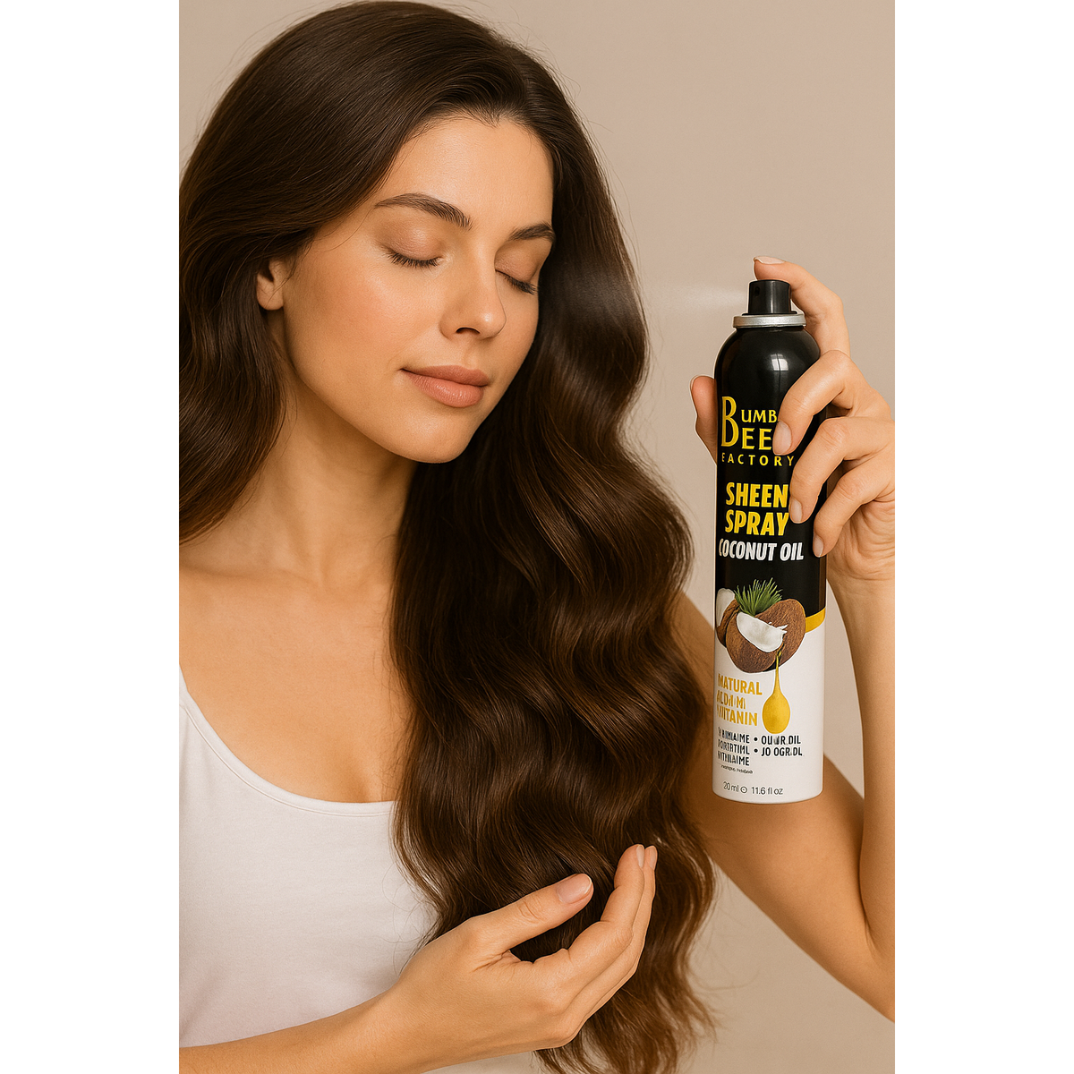 BUMBLE BEE Sheen Spray Coconut Oil, Natural Oils and Vitamin