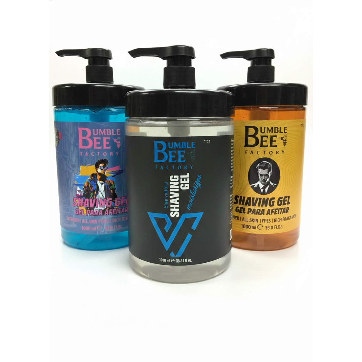 BUMBLE BEE Shaving Gel Softner Non-irritating 33.8 Oz / 1000 ml