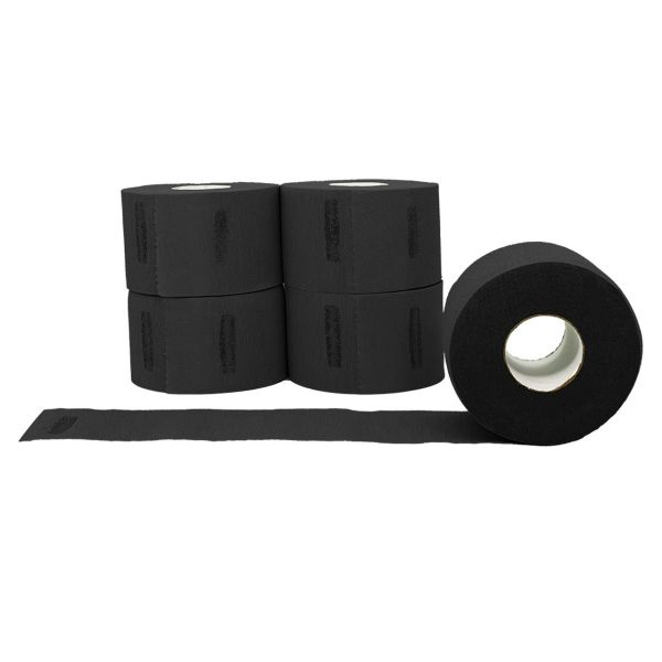 BUMBLE BEE Disposable Paper Barber Neck Strips - 5 Rolls 500 Strips Professional