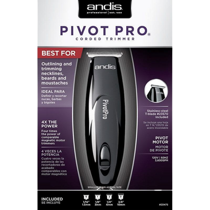 Andis Pivot Pro - Corded Trimmer