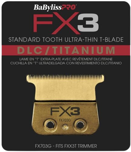BabylissPRO FX3 Standard Tooth Ultra-thin T-blade DLC/TITANIUM