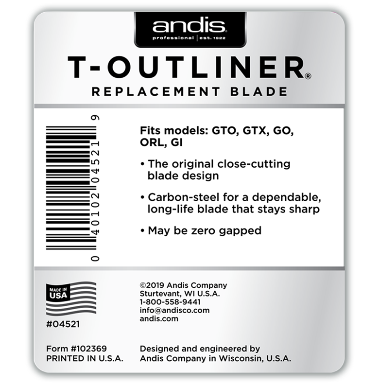 Andis T-Outliner Replacement Blade