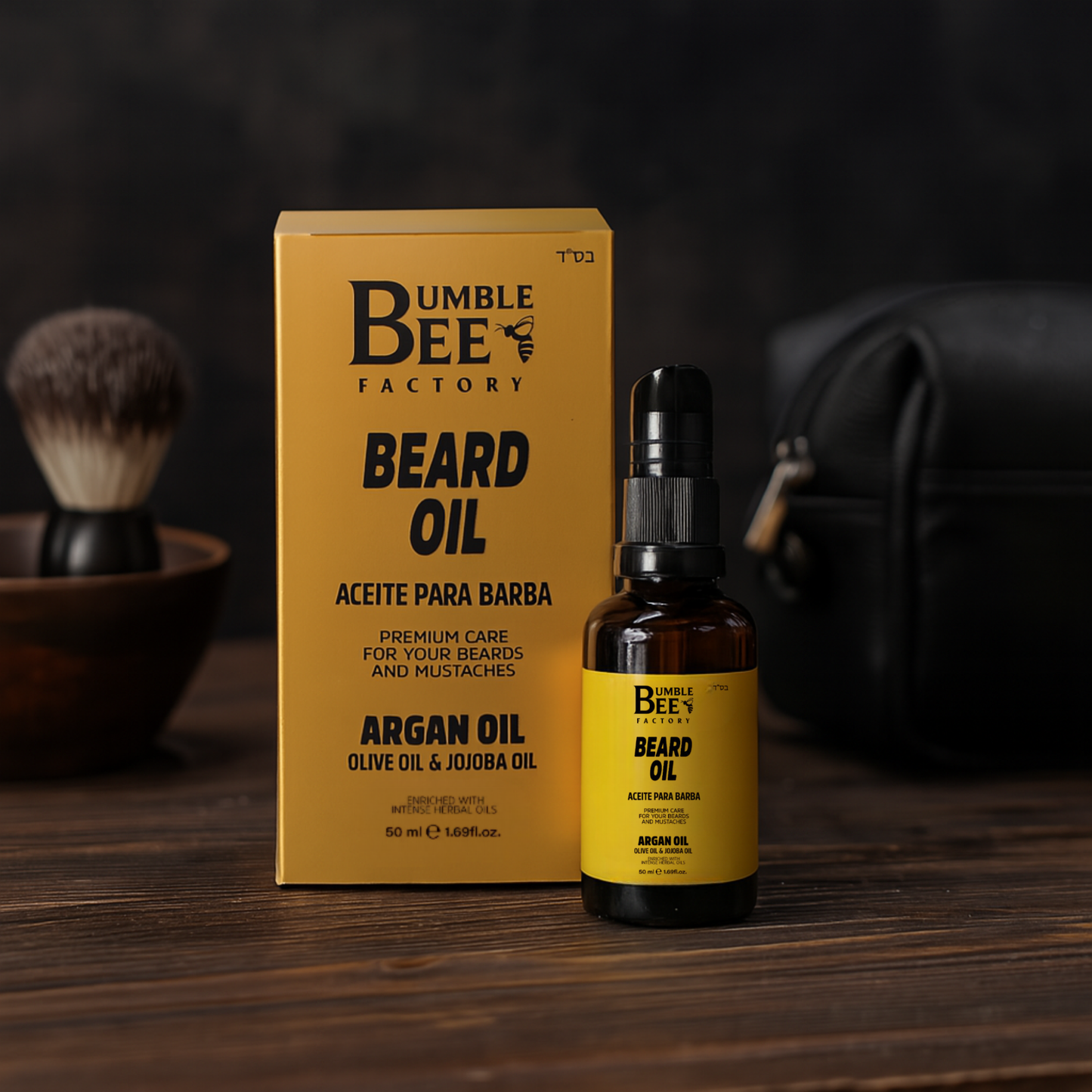 BUMBLE BEE Beard Oil Premium Organic Care for Men