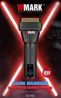 Wmark Dark Warrior High Speed Barber Shaver 
