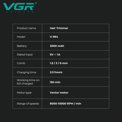 VGR V-994 Hair Trimmer