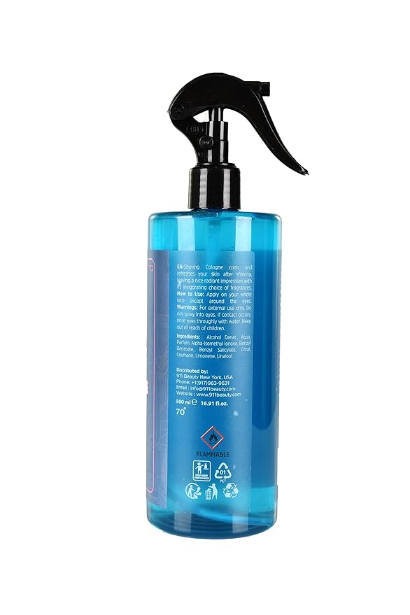 BUMBLE BEE After Shave Spray Cologne with Pump Included - 16.9 fl.oz. 500 ml