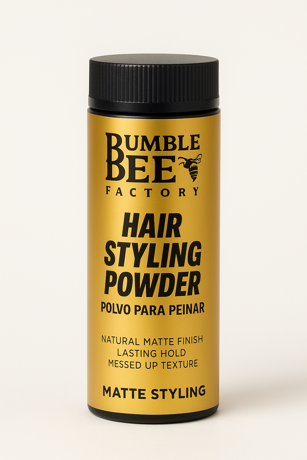 Bumble Bee Hair Styling Powder - Volumize and Texturize Your Hair Effortlessly, Natural Matte Finish – No Oil or Greasy Residue