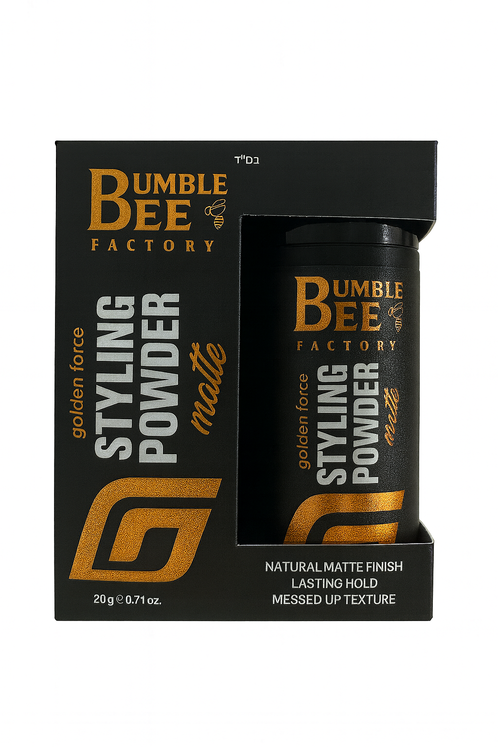 Golden Force Styling Powder Matte – Natural Matte Finish, Long-Lasting Hold