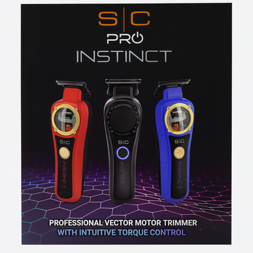 Stylecraft Pro Instinct Professional Vector Motor Metal Trimmer with Intuitive Torque Control #SC407M (Dual Voltage) X WATERPROOF Professional Bumble Bee Shaver