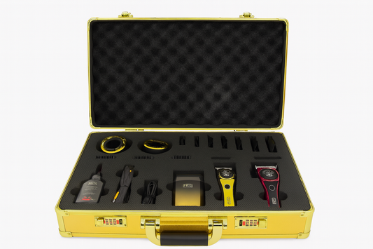Premium Gold Barber Box – Complete Grooming Kit by FKS
