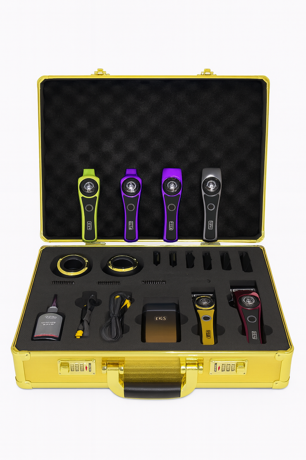 Premium Gold Barber Box – Complete Grooming Kit by FKS