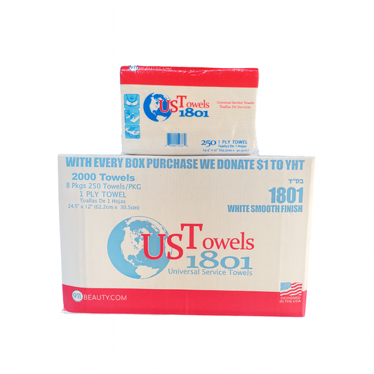 UST Towels 1801 20% Extra 1-Ply - 250 counts/bag - Case 2000 Paper Towels