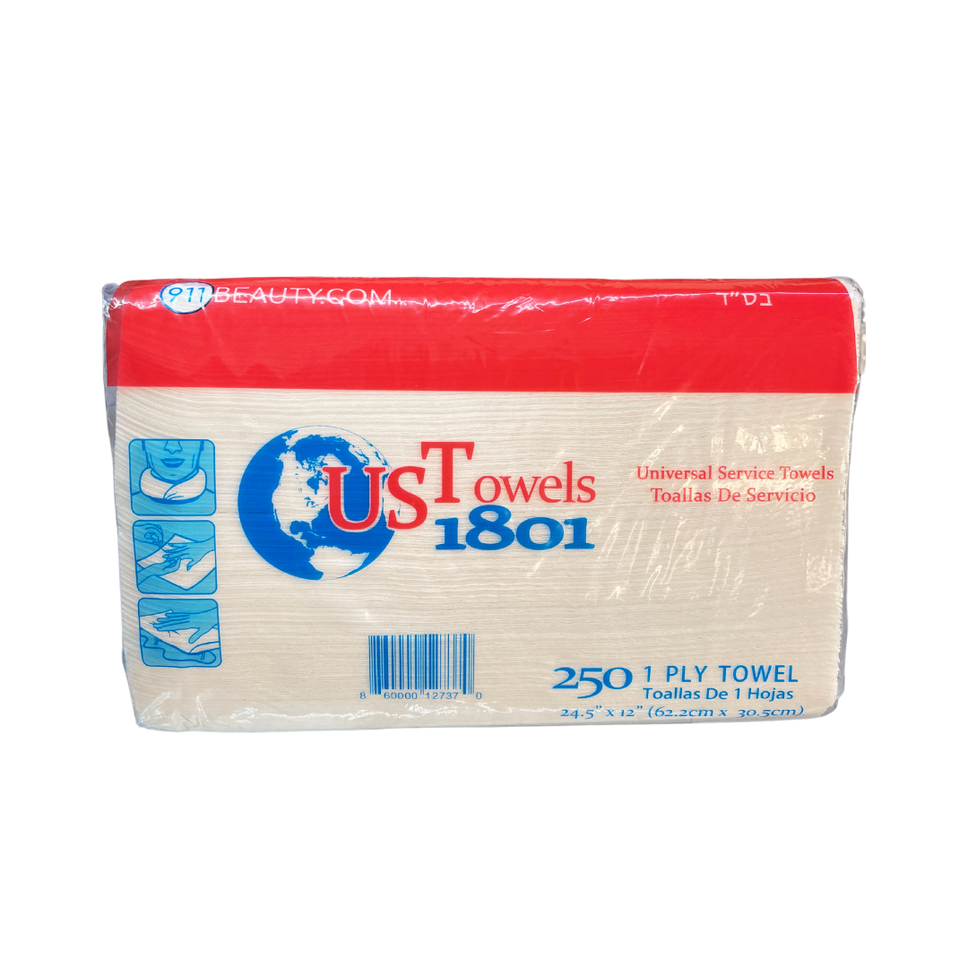 UST Towels 1801 20% Extra 1-Ply - 250 counts/bag - Case 2000 Paper Towels