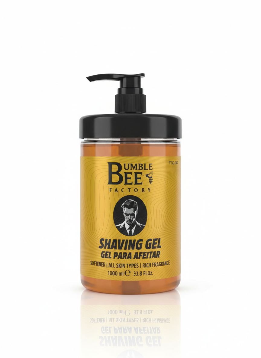 BUMBLE BEE Shaving Gel Softner Non-irritating 3.8 Oz / 1000 ml.