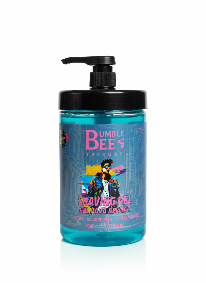 BUMBLE BEE Shaving Gel Softner Non-irritating 3.8 Oz / 1000 ml.