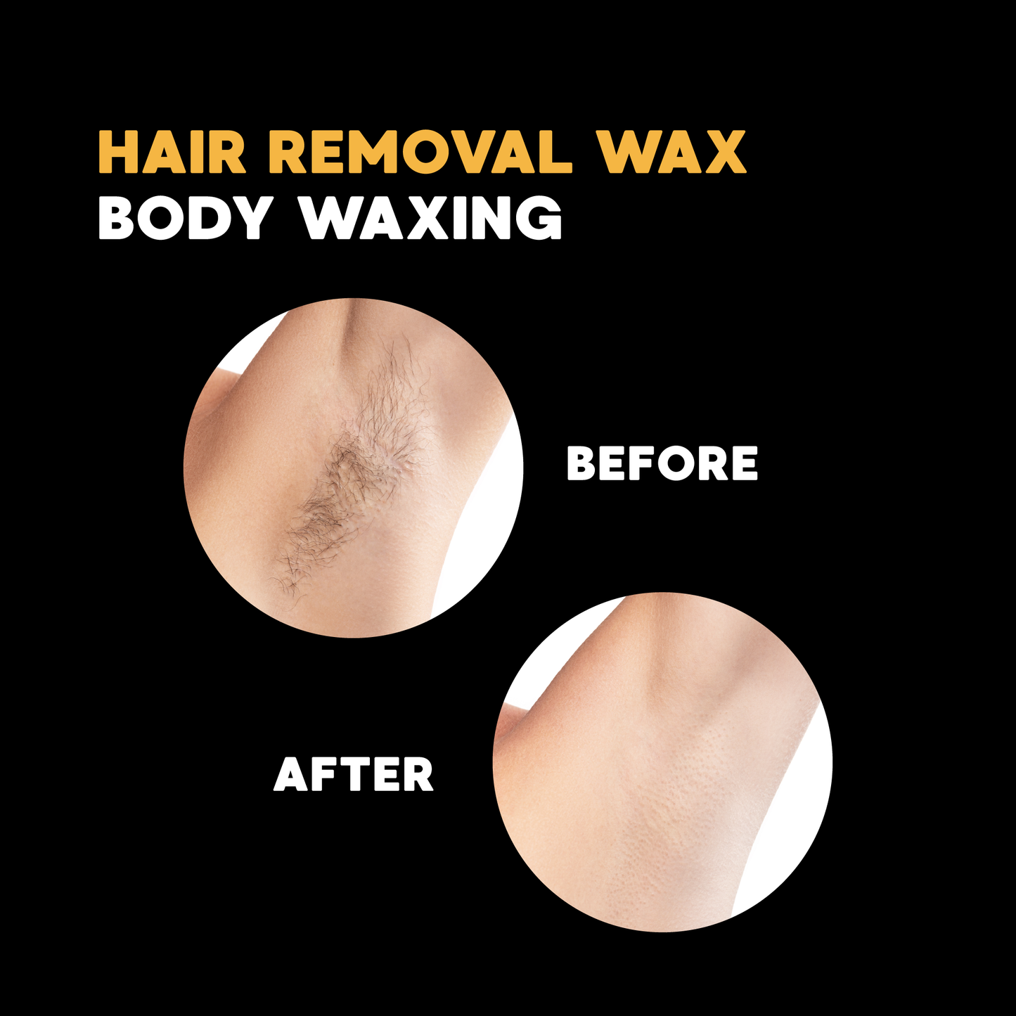 BUMBLE BEE Hair Removal Wax, Body Waxing, Black - 500 gr