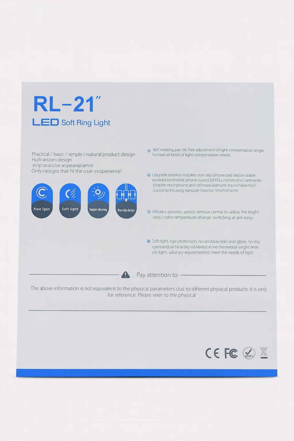 WMARK NG-X1 Professional Hair Clipper & Ring Light Combo