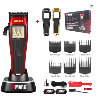 WMARK NG-X1 Professional Hair Clipper & Ring Light Combo