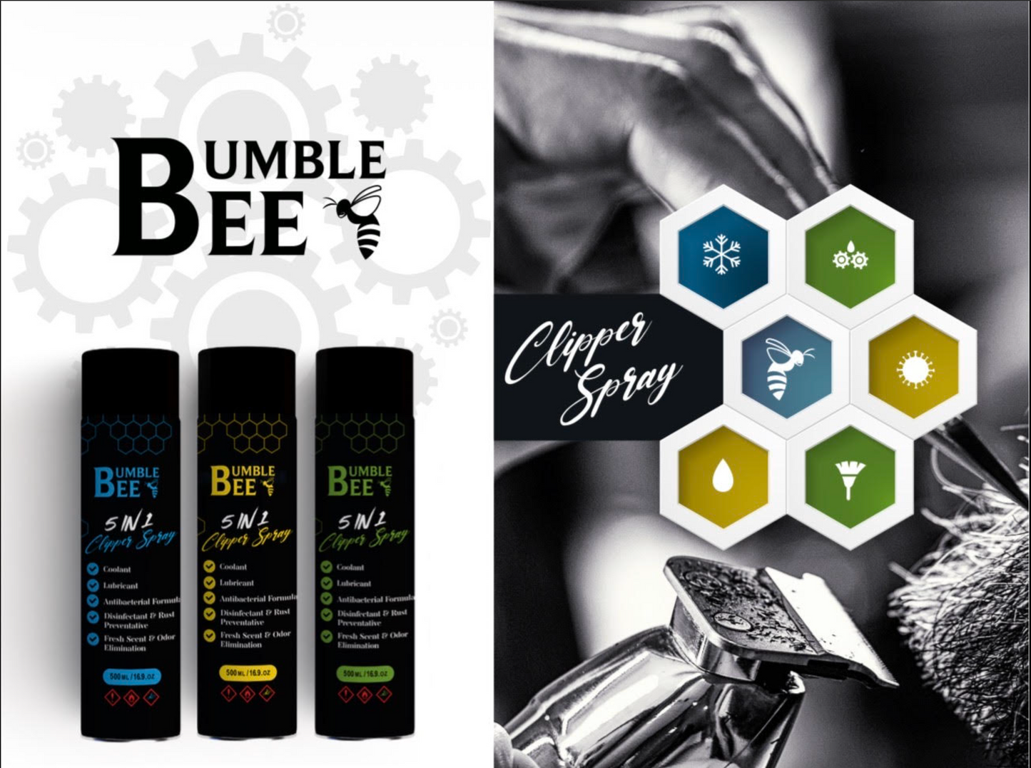 BumbleBee 5 in 1 Clipper Spray