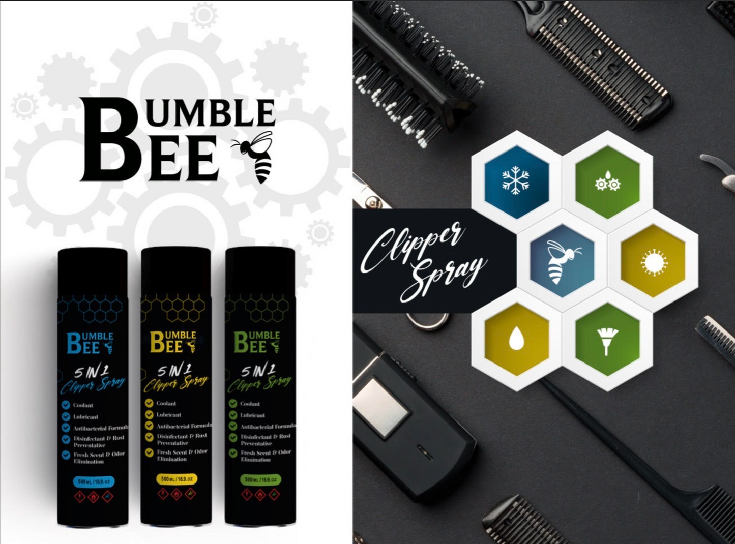 BumbleBee 5 in 1 Clipper Spray