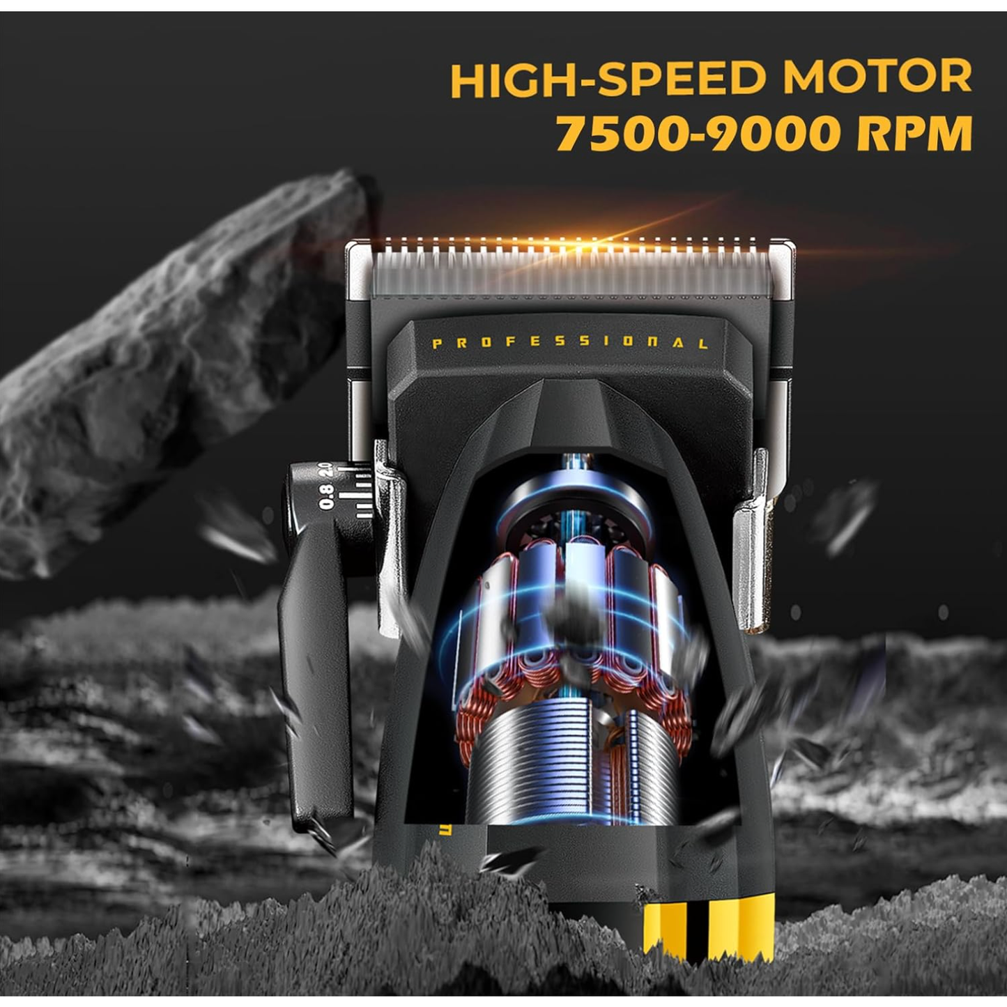 VGR V-285 Muscular C1: 9000 RPM Professional High-Torque Clipper