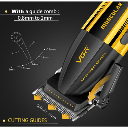 VGR V-285 Muscular C1: 9000 RPM Professional High-Torque Clipper