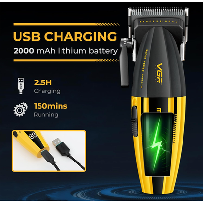 VGR V-285 Muscular C1: 9000 RPM Professional High-Torque Clipper