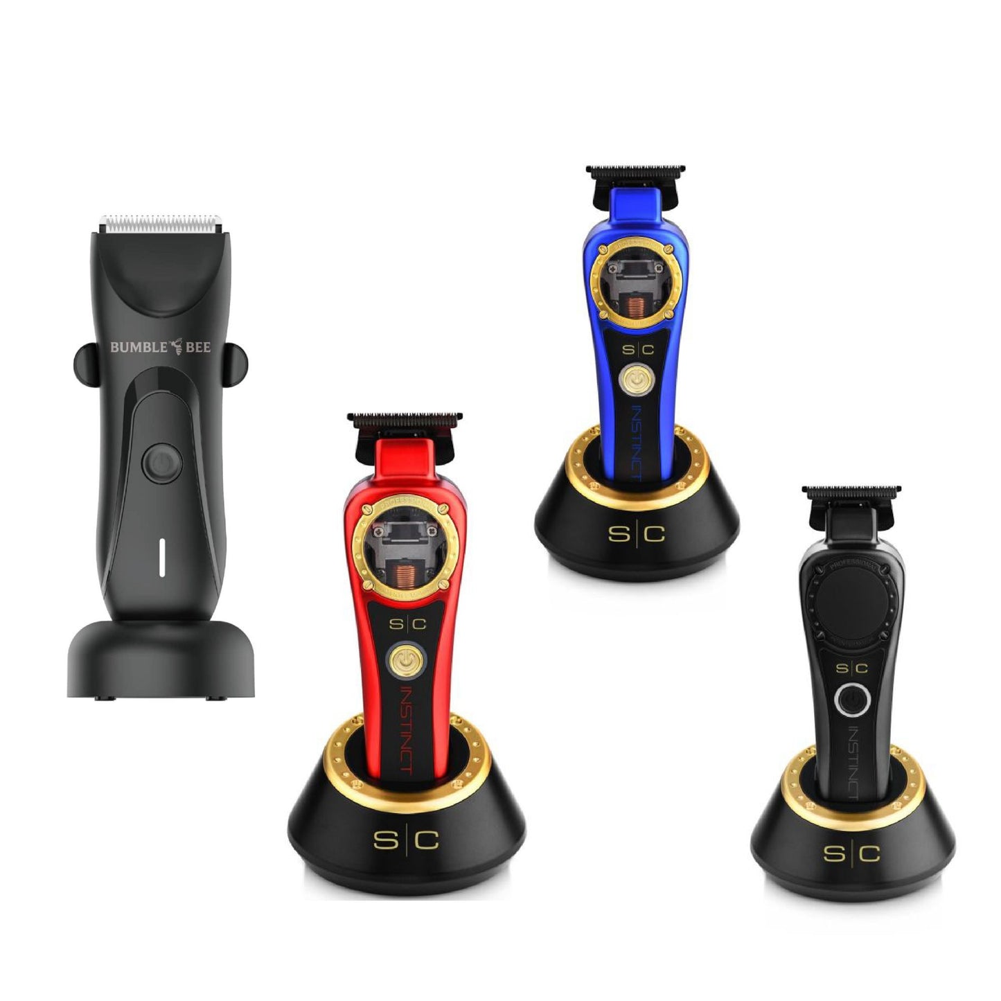 Stylecraft Pro Instinct Professional Vector Motor Metal Trimmer with Intuitive Torque Control #SC407M (Dual Voltage) X WATERPROOF Professional Bumble Bee Shaver