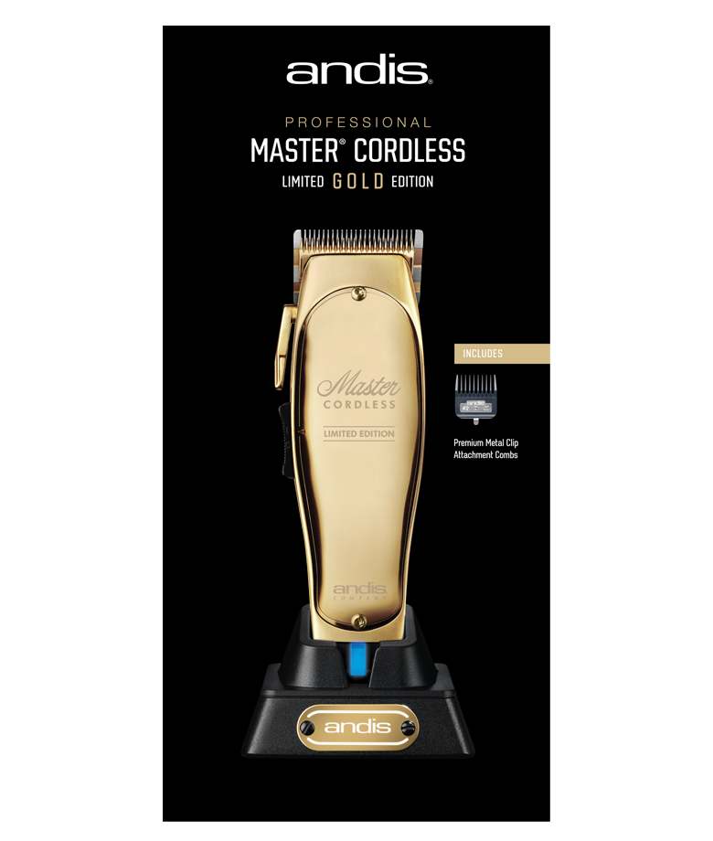Andis Master Cordless Limited Gold Edition